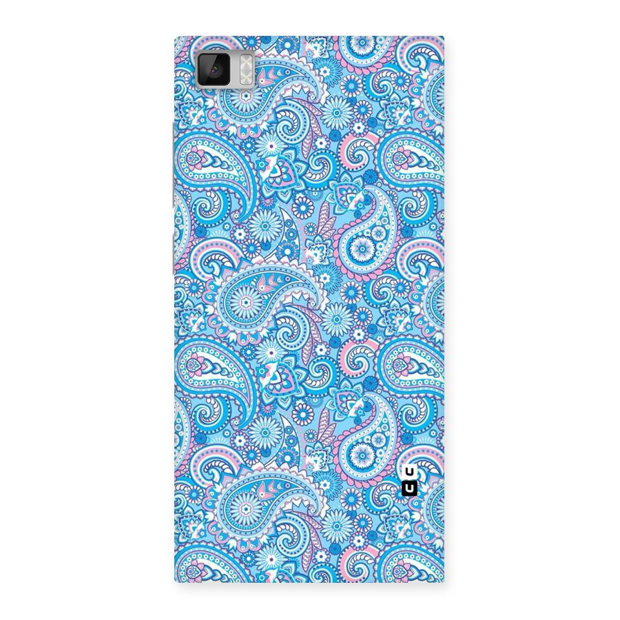 Blue Block Pattern Back Case for Xiaomi Mi3