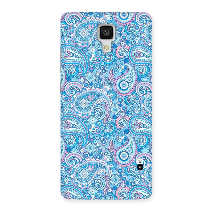Blue Block Pattern Back Case for Xiaomi Mi 4