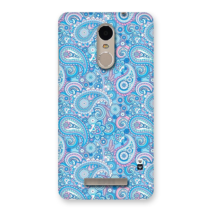 Blue Block Pattern Back Case for Xiaomi Redmi Note 3