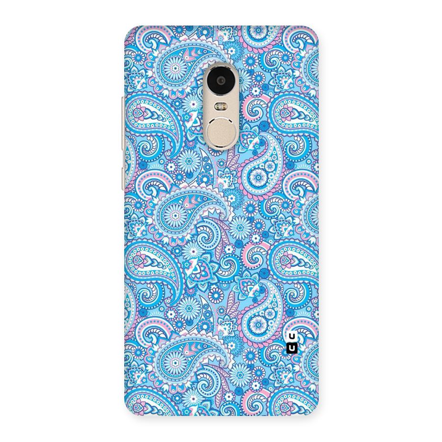 Blue Block Pattern Back Case for Xiaomi Redmi Note 4