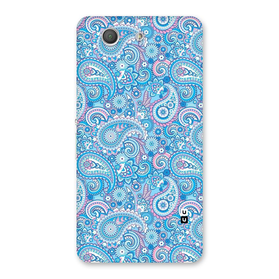 Blue Block Pattern Back Case for Xperia Z3 Compact