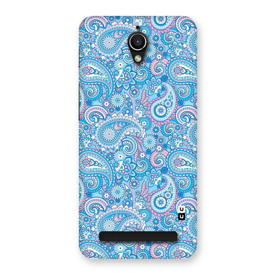 Blue Block Pattern Back Case for Zenfone Go