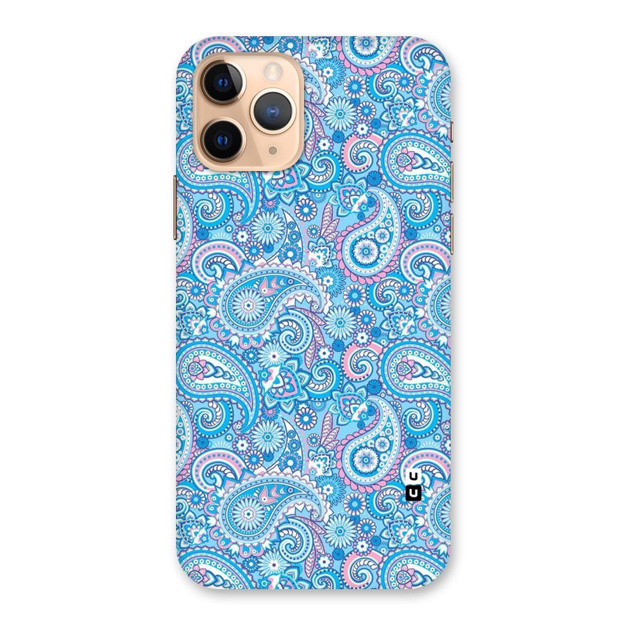 Blue Block Pattern Back Case for iPhone 11 Pro