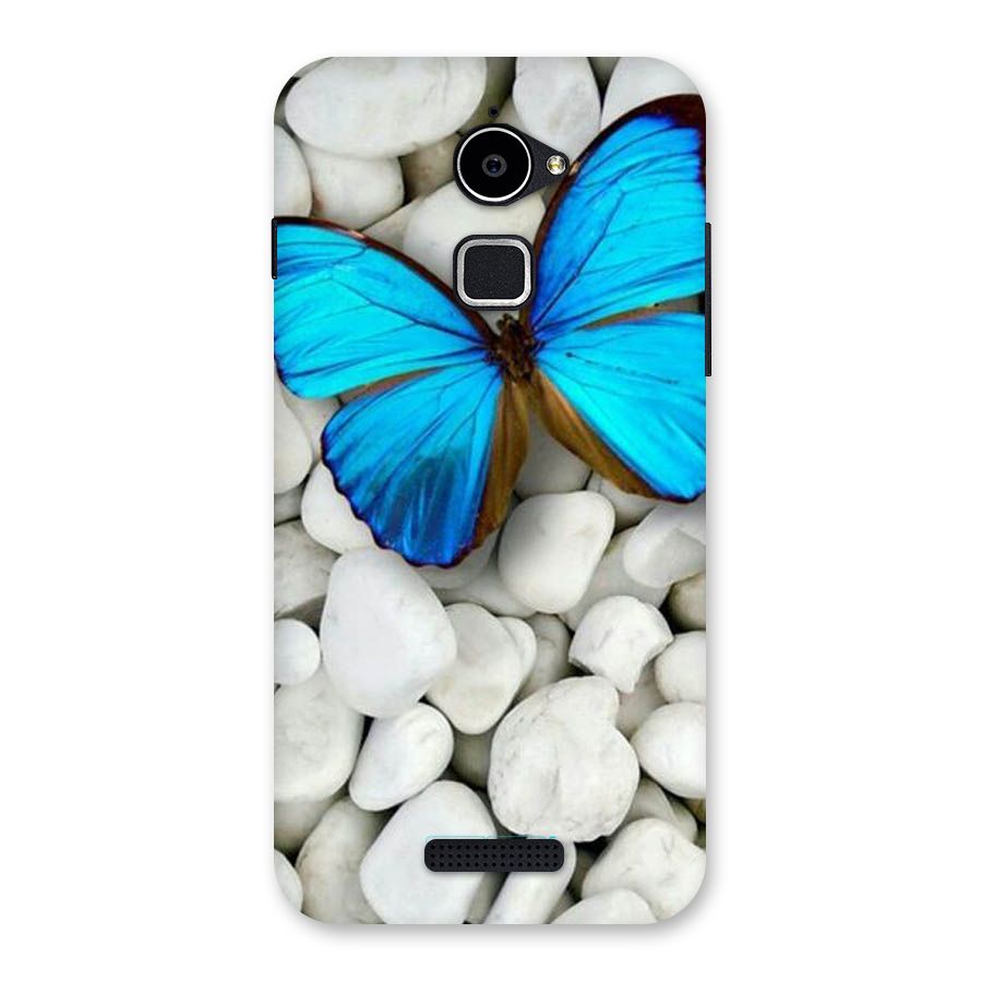 Blue Butterfly Back Case for Coolpad Note 3 Lite