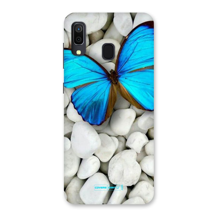 Blue Butterfly Back Case for Galaxy A30
