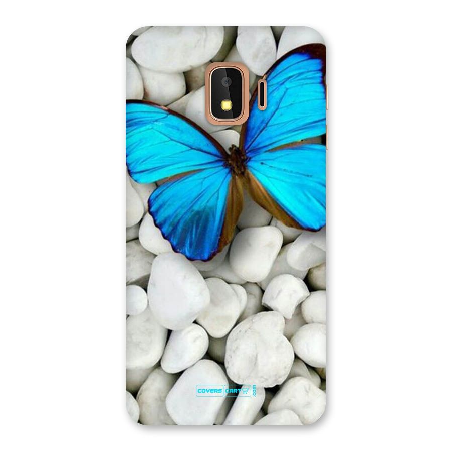 Blue Butterfly Back Case for Galaxy J2 Core