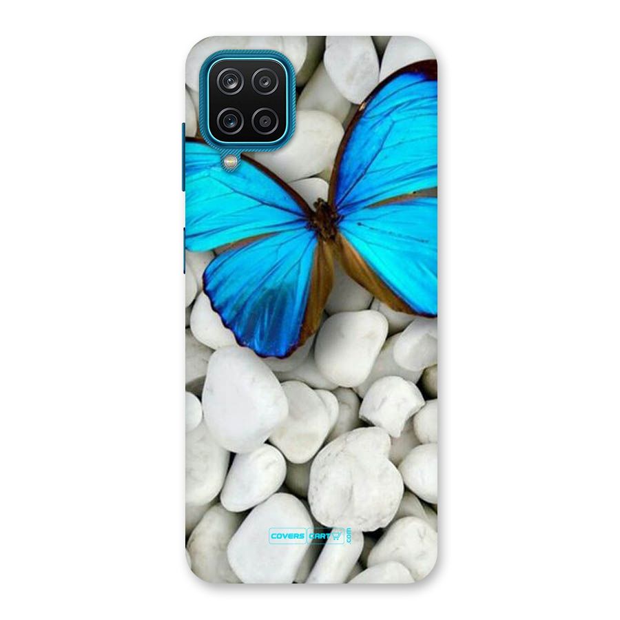 Blue Butterfly Back Case for Galaxy M12