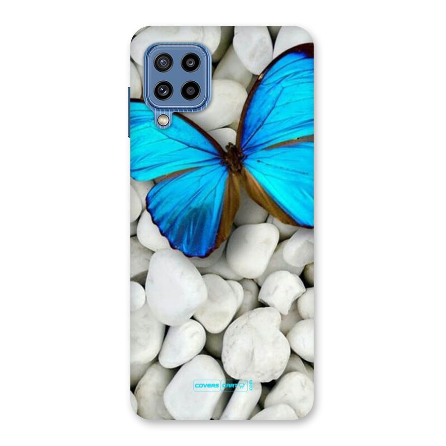Blue Butterfly Back Case for Galaxy M32