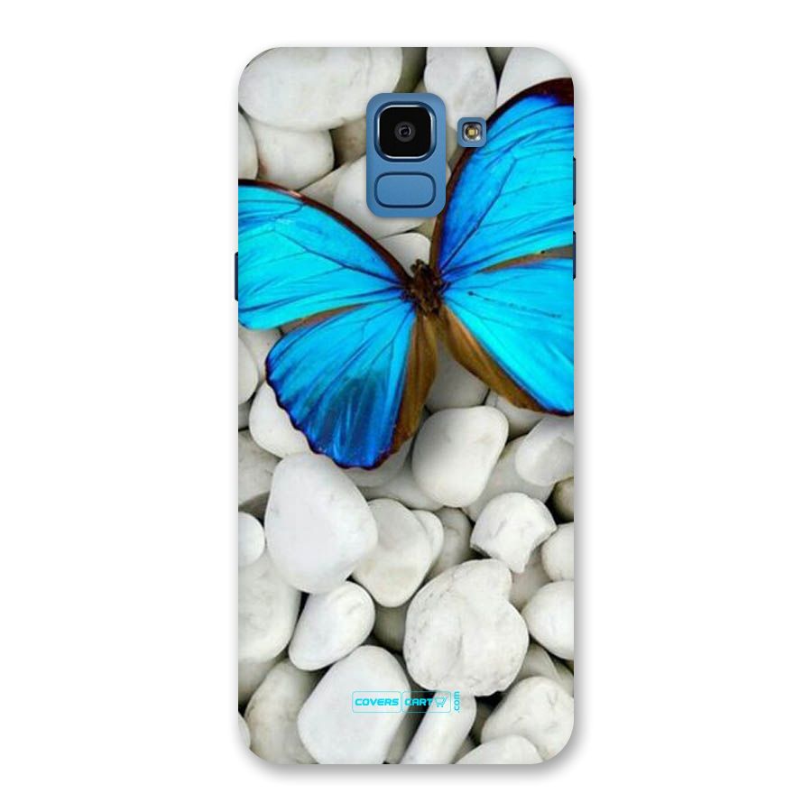Blue Butterfly Back Case for Galaxy On6