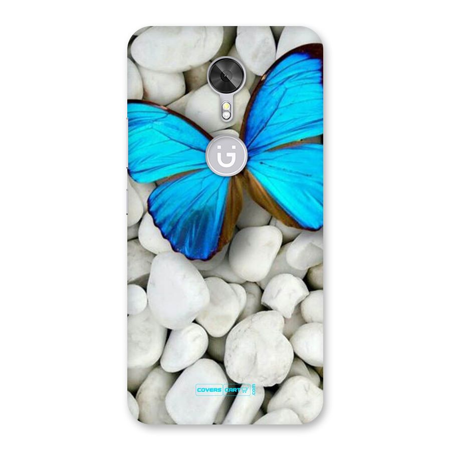 Blue Butterfly Back Case for Gionee A1