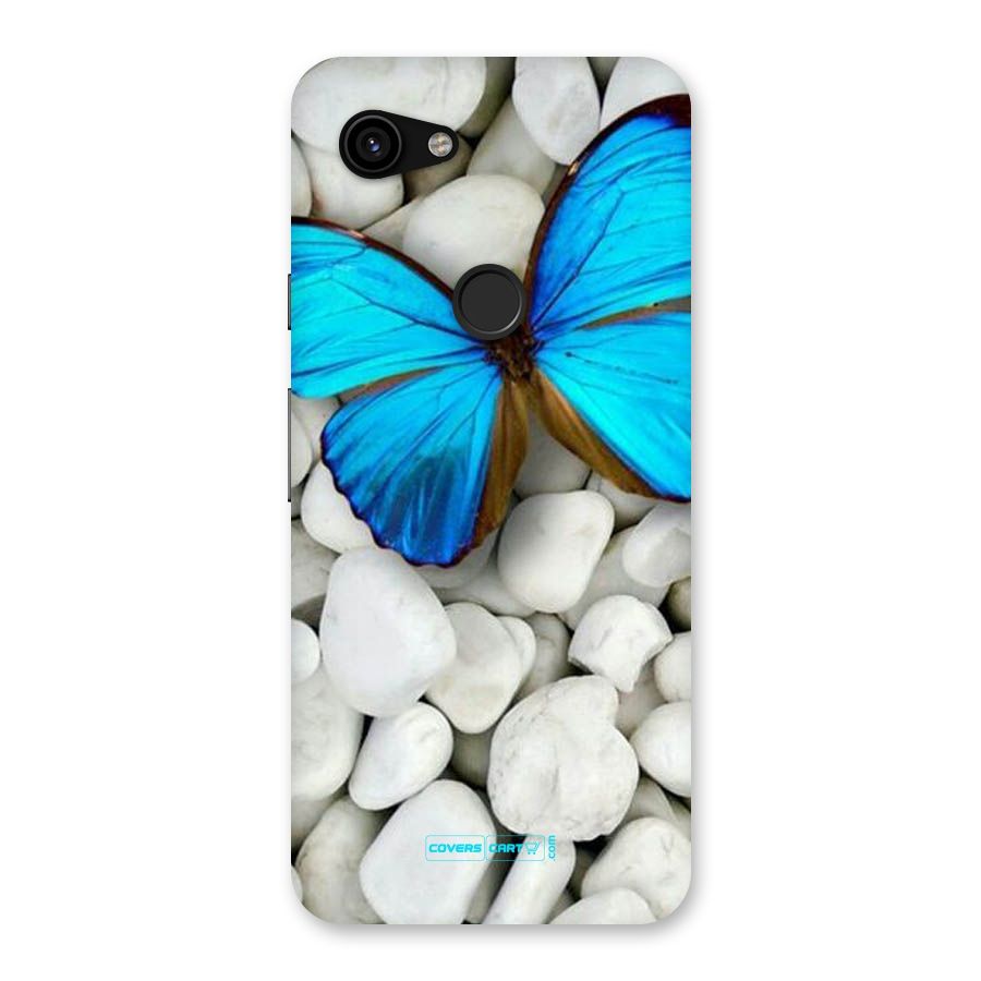 Blue Butterfly Back Case for Google Pixel 3a