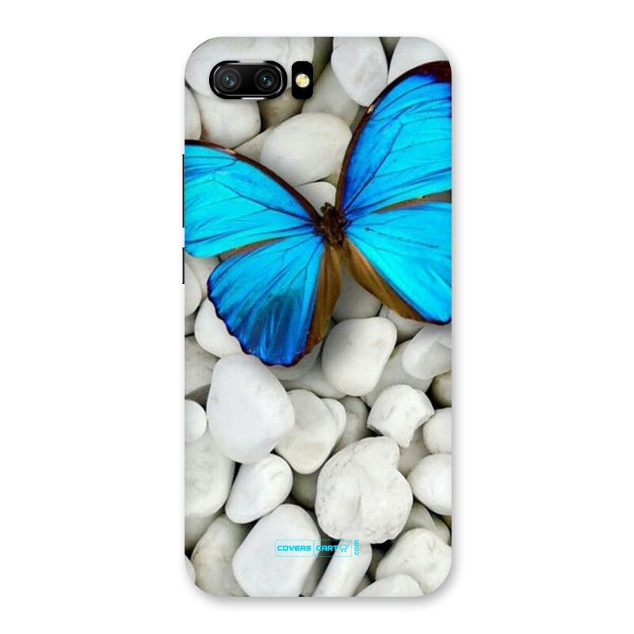 Blue Butterfly Back Case for Honor 10