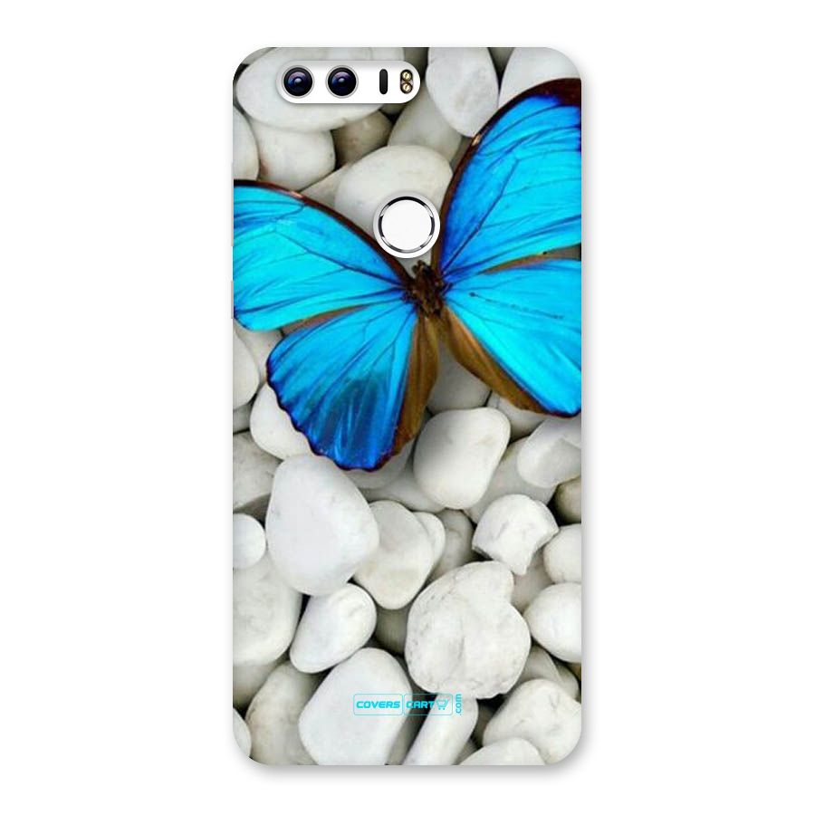 Blue Butterfly Back Case for Honor 8