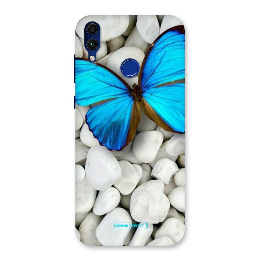Blue Butterfly Back Case for Honor 8C