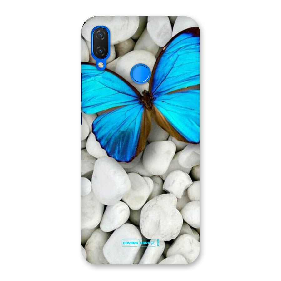 Blue Butterfly Back Case for Huawei P Smart+