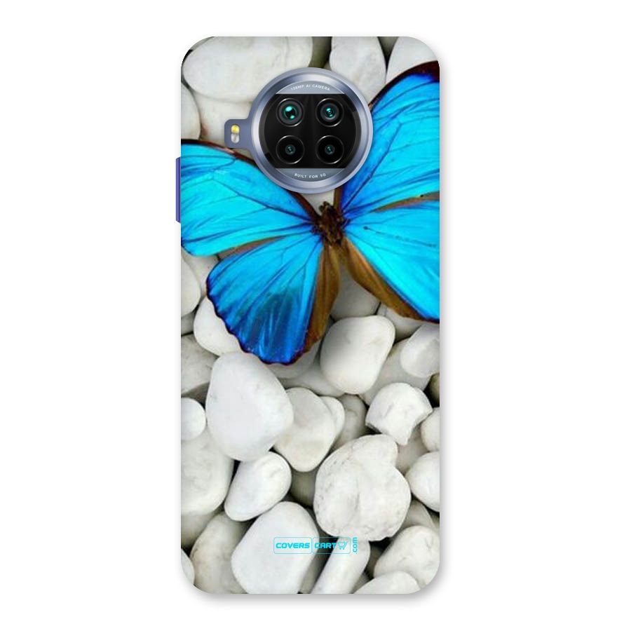 Blue Butterfly Back Case for Mi 10i