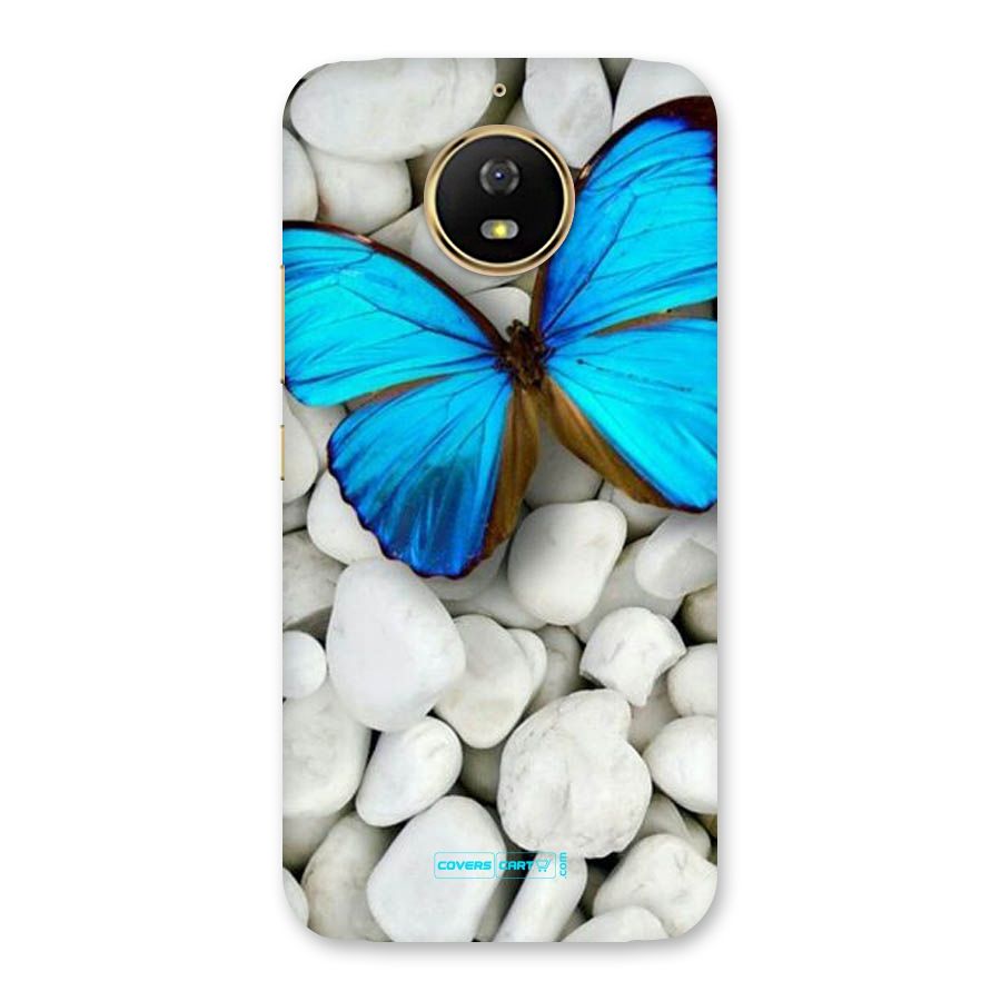 Blue Butterfly Back Case for Moto G5s
