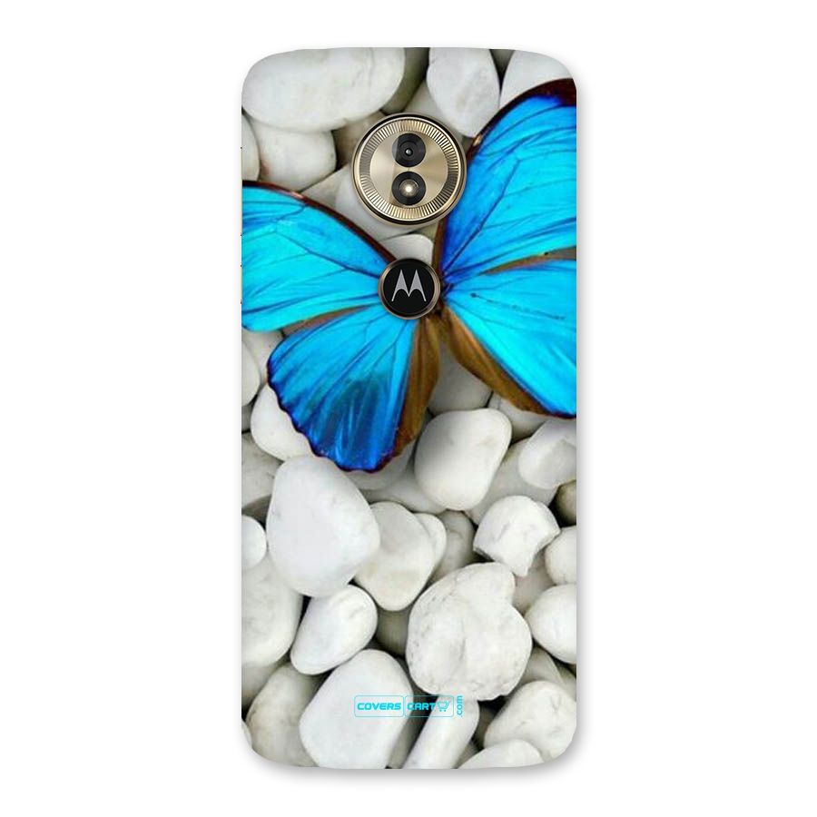 Blue Butterfly Back Case for Moto G6 Play