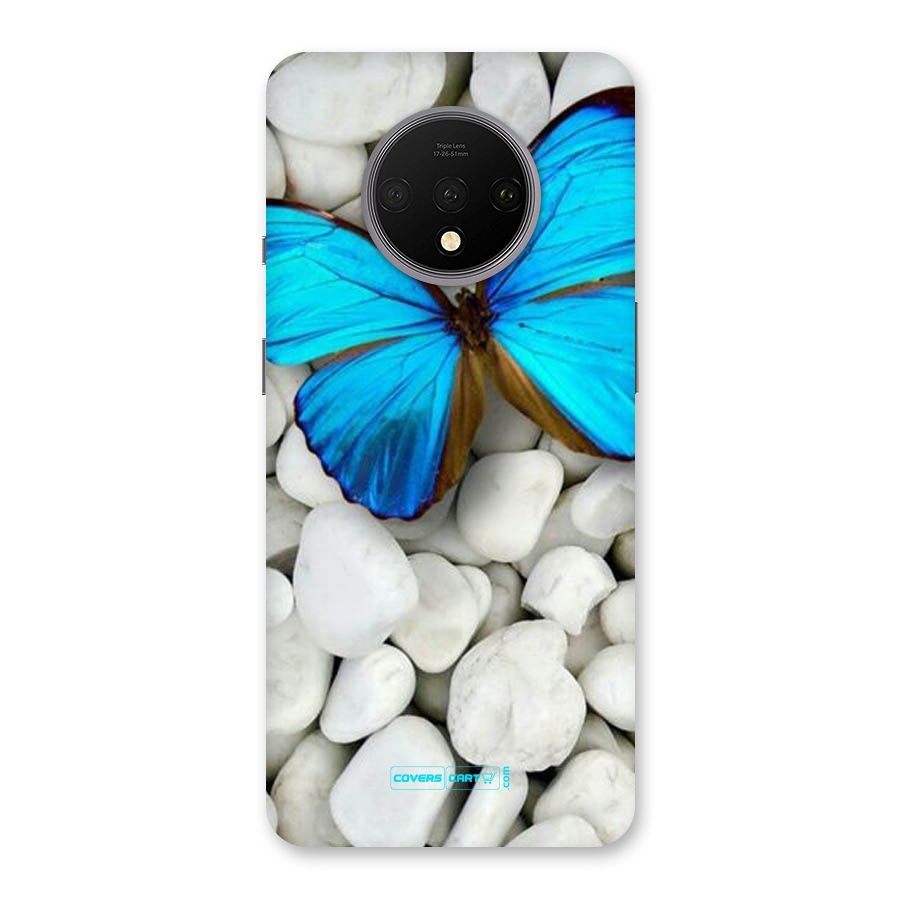 Blue Butterfly Back Case for OnePlus 7T