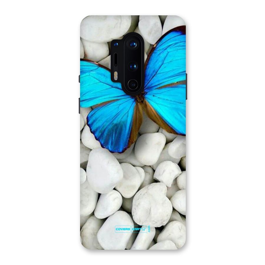 Blue Butterfly Back Case for OnePlus 8 Pro