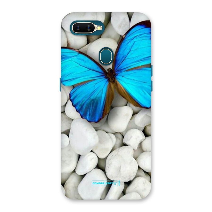 Blue Butterfly Back Case for Oppo A11k