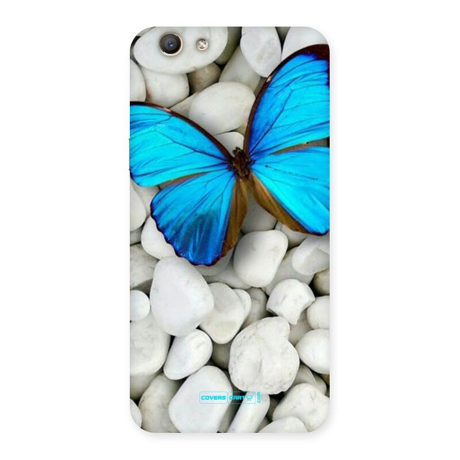 Blue Butterfly Back Case for Oppo A59