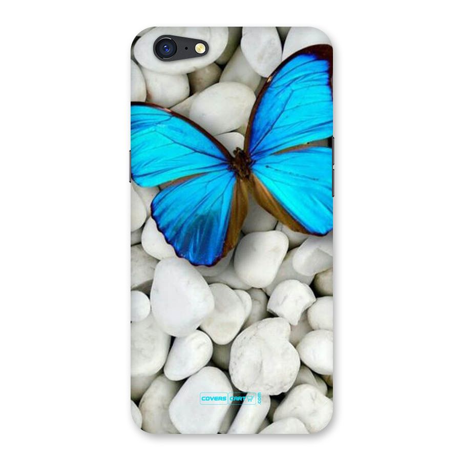 Blue Butterfly Back Case for Oppo A71