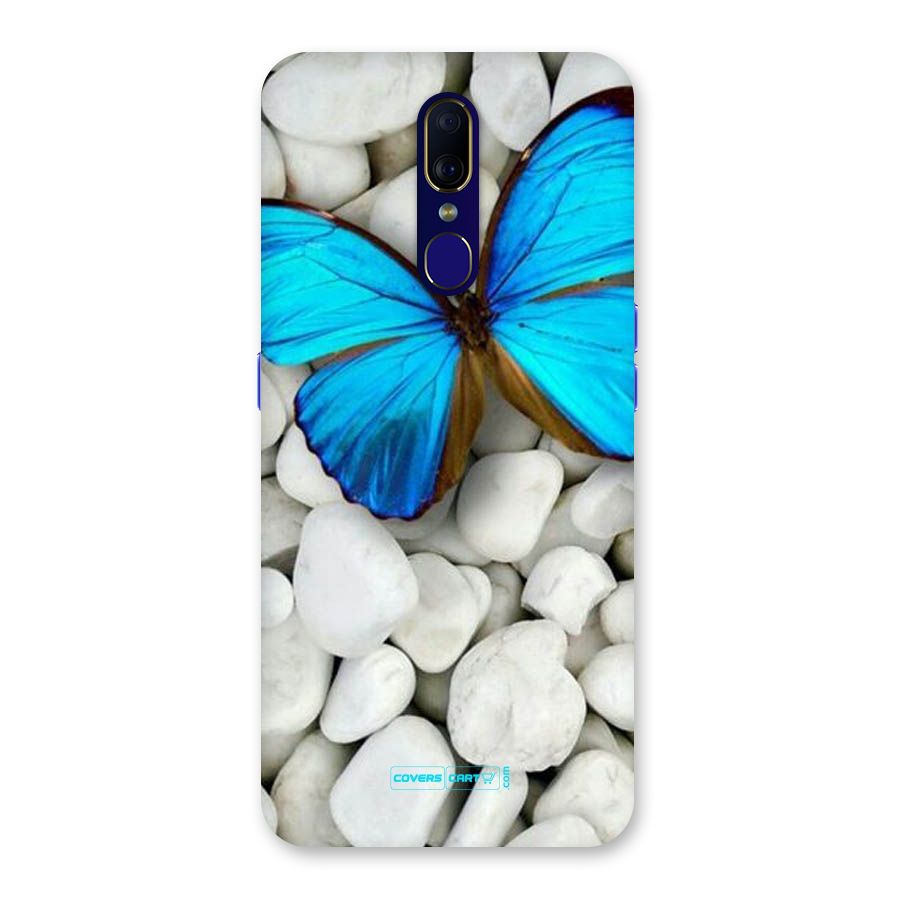 Blue Butterfly Back Case for Oppo A9