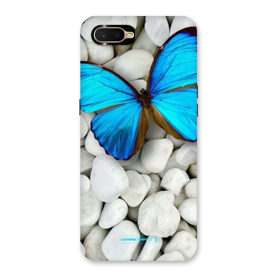 Blue Butterfly Back Case for Oppo K1