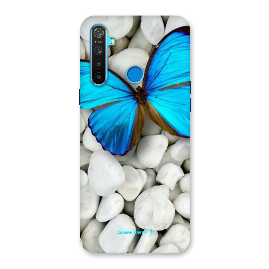 Blue Butterfly Back Case for Realme 5s