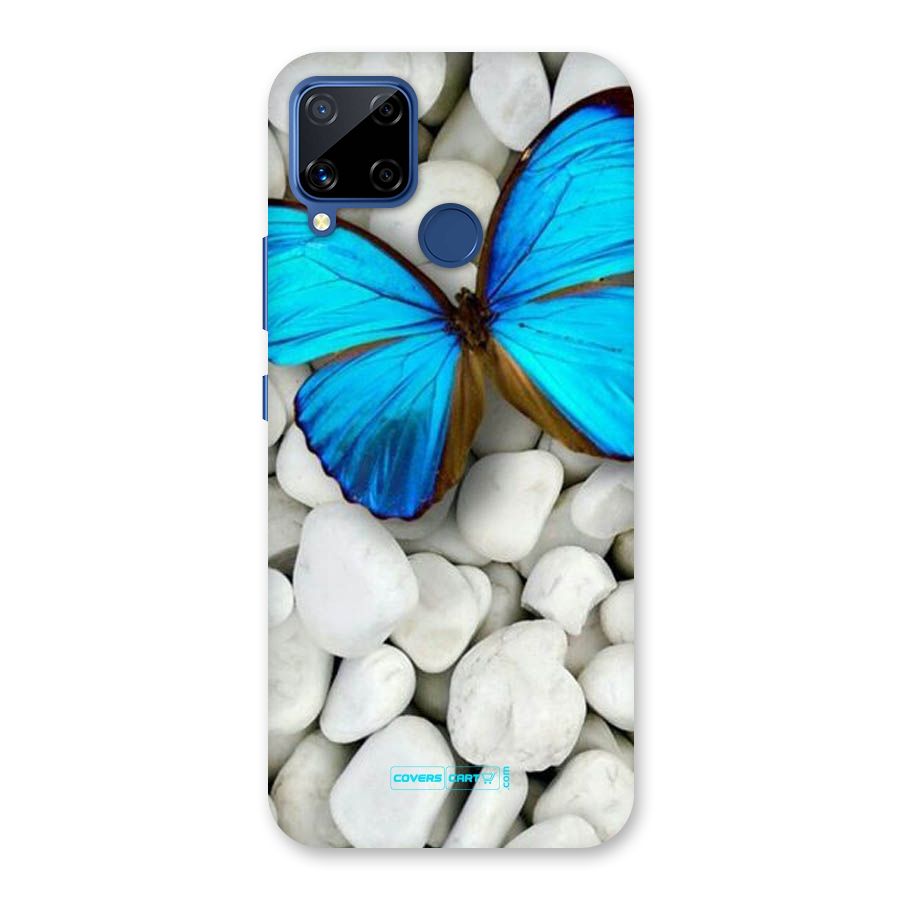 Blue Butterfly Back Case for Realme C15