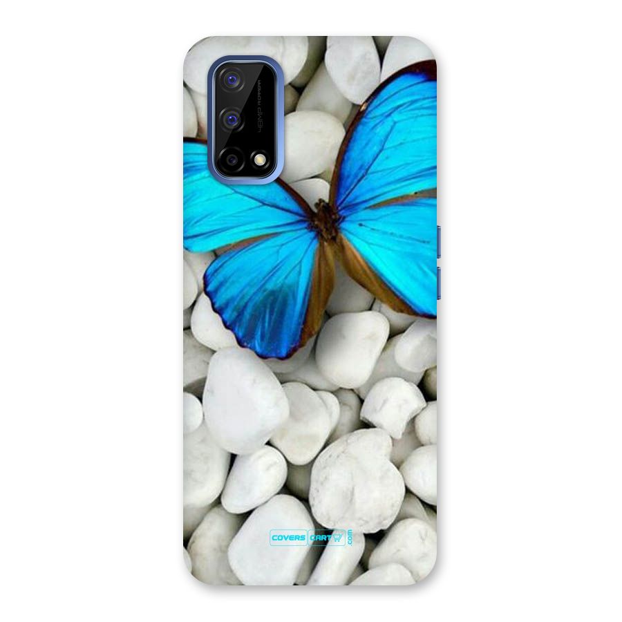 Blue Butterfly Back Case for Realme Narzo 30 Pro