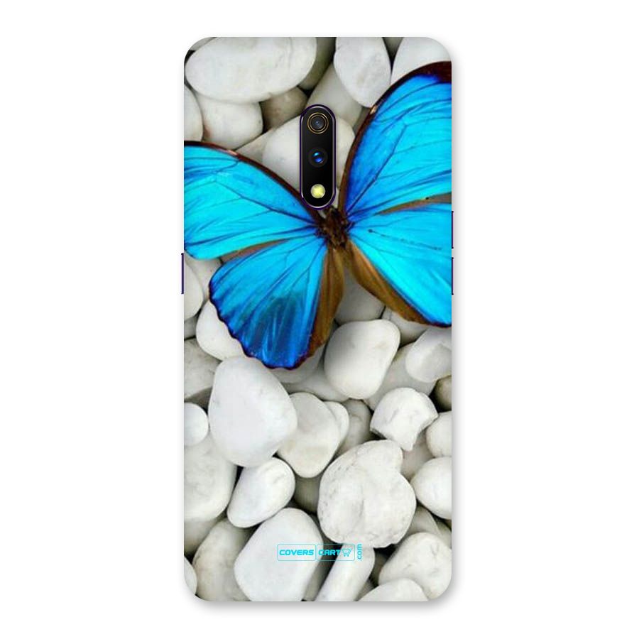 Blue Butterfly Back Case for Realme X