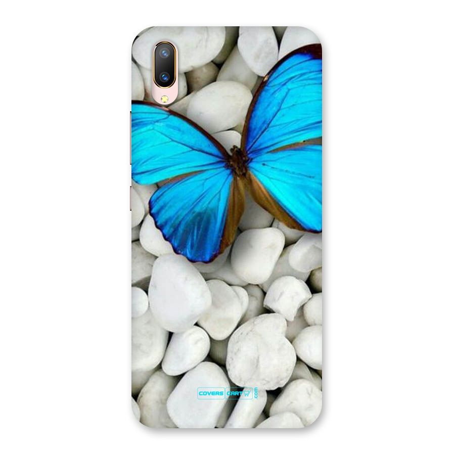 Blue Butterfly Back Case for Vivo V11 Pro