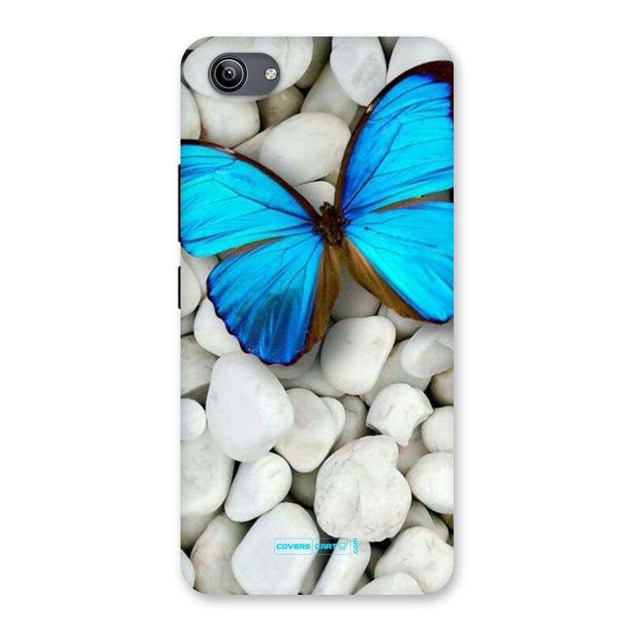 Blue Butterfly Back Case for Vivo Y81i