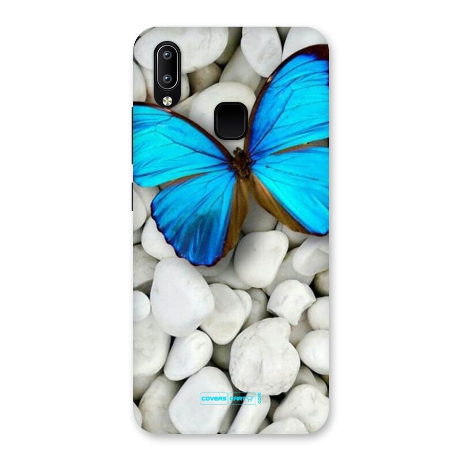 Blue Butterfly Back Case for Vivo Y93