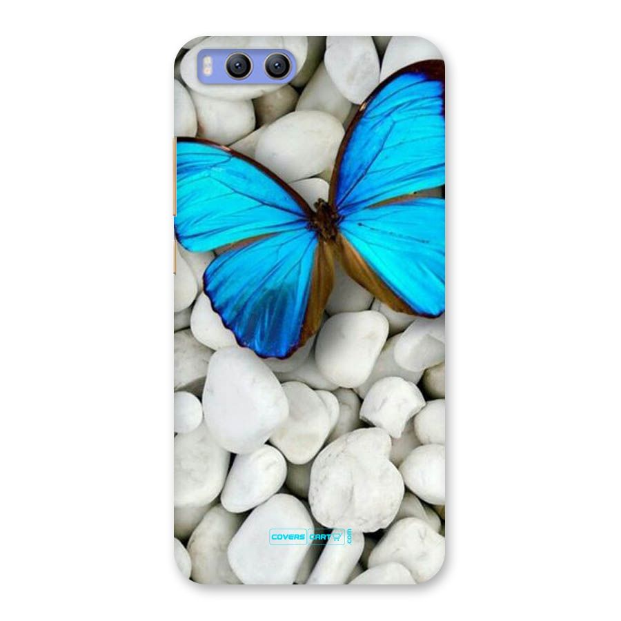Blue Butterfly Back Case for Xiaomi Mi 6