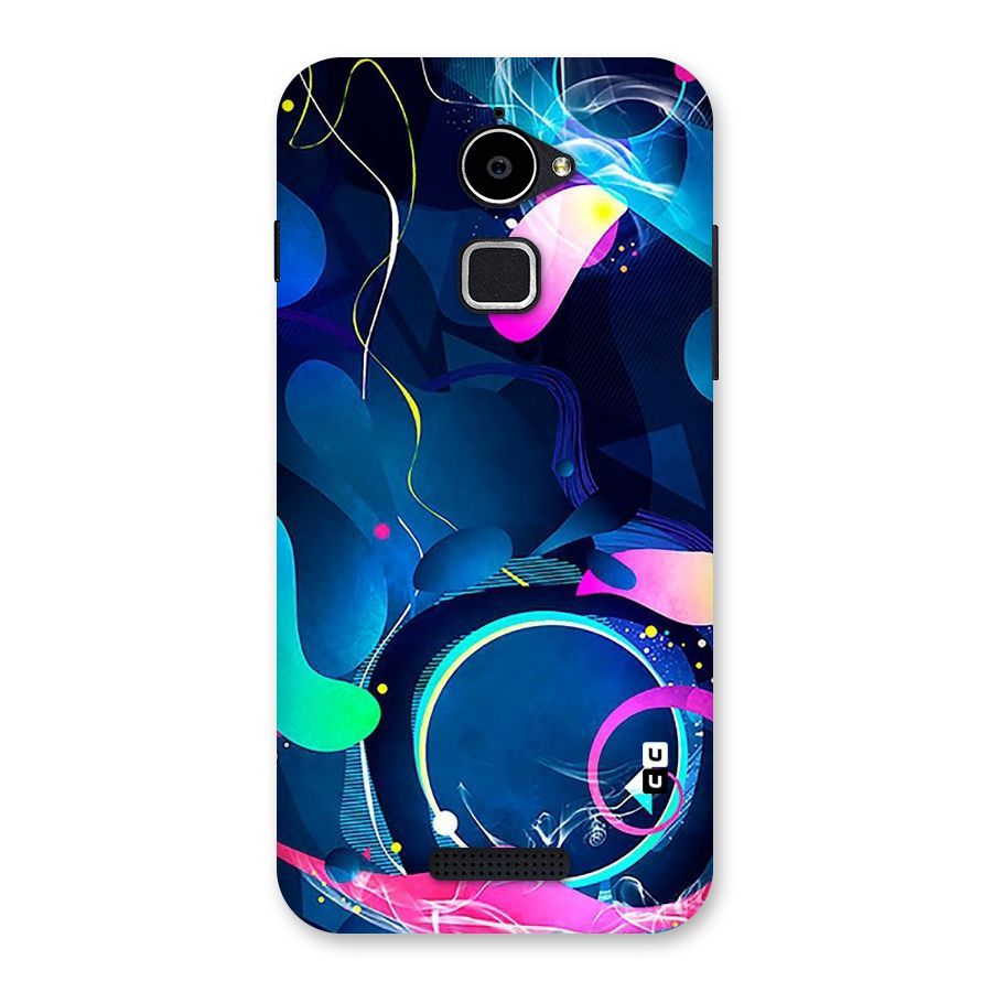 Blue Circle Flow Back Case for Coolpad Note 3 Lite
