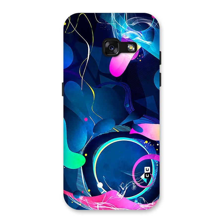 Blue Circle Flow Back Case for Galaxy A3 (2017)
