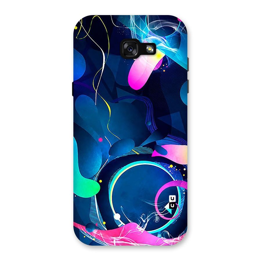 Blue Circle Flow Back Case for Galaxy A7 (2017)