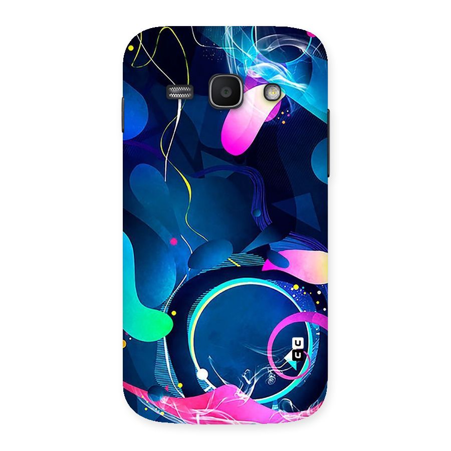 Blue Circle Flow Back Case for Galaxy Ace 3