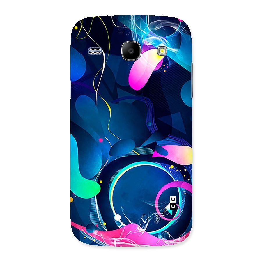 Blue Circle Flow Back Case for Galaxy Core