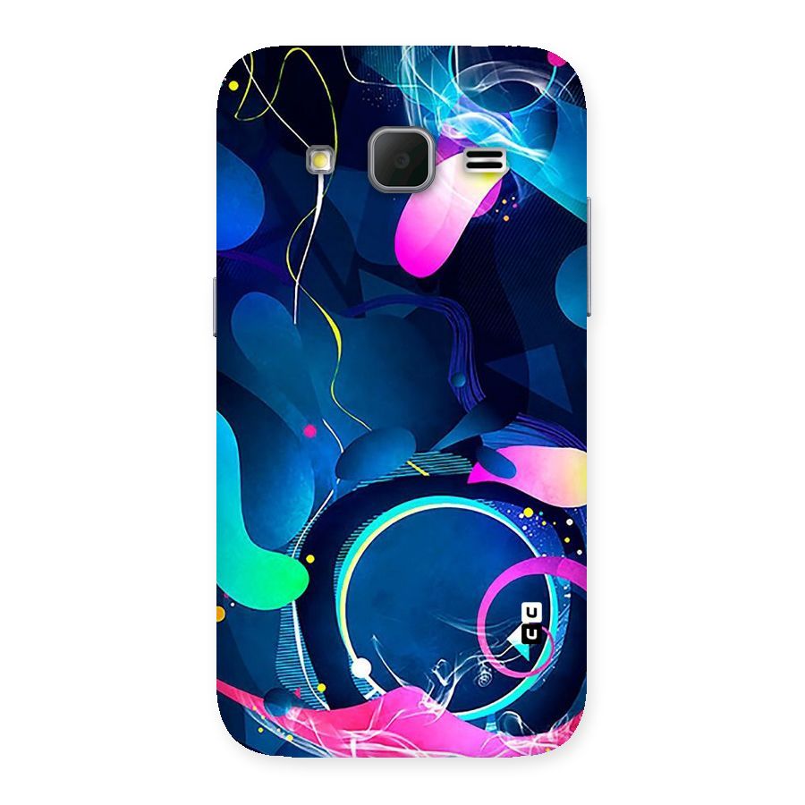 Blue Circle Flow Back Case for Galaxy Core Prime