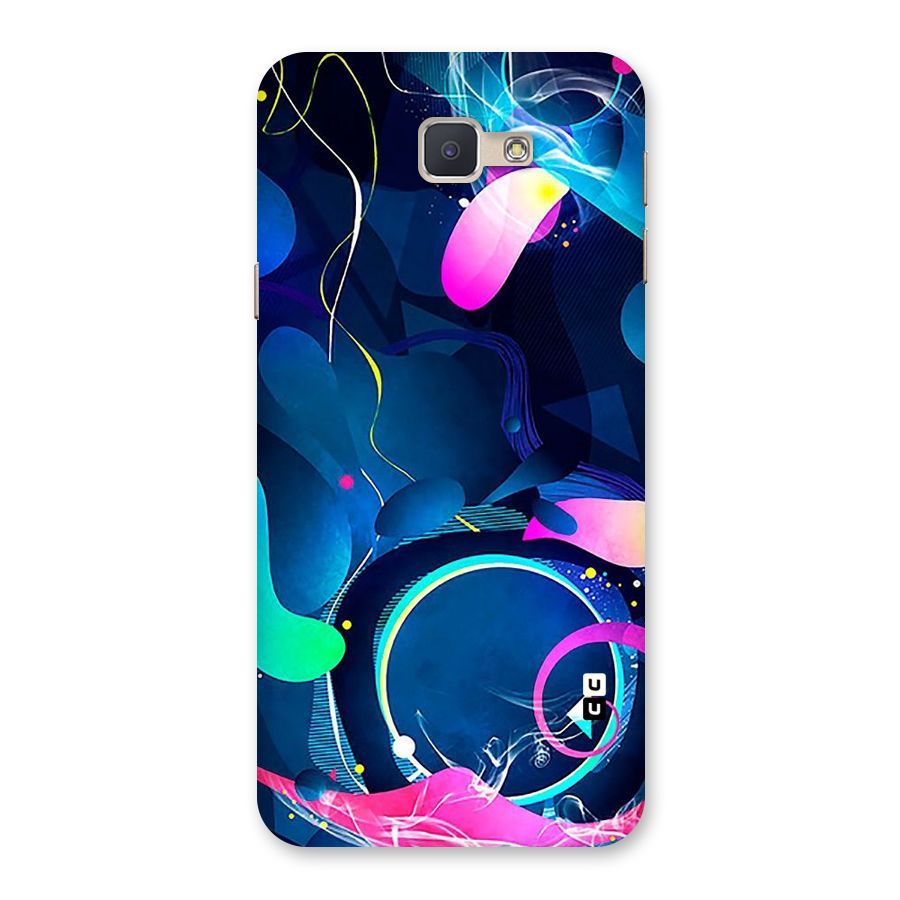 Blue Circle Flow Back Case for Galaxy J5 Prime