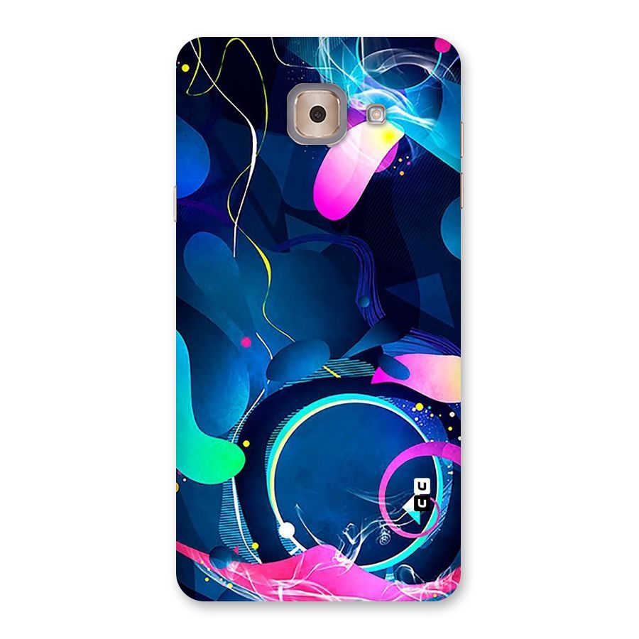 Blue Circle Flow Back Case for Galaxy J7 Max