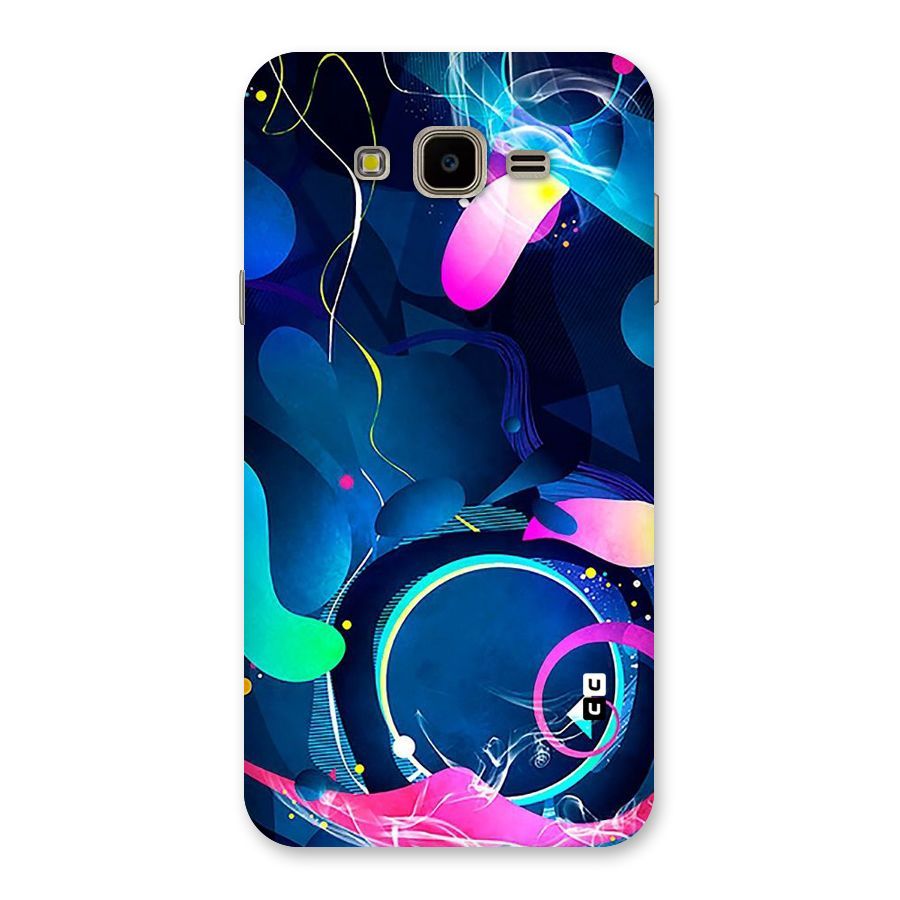 Blue Circle Flow Back Case for Galaxy J7 Nxt