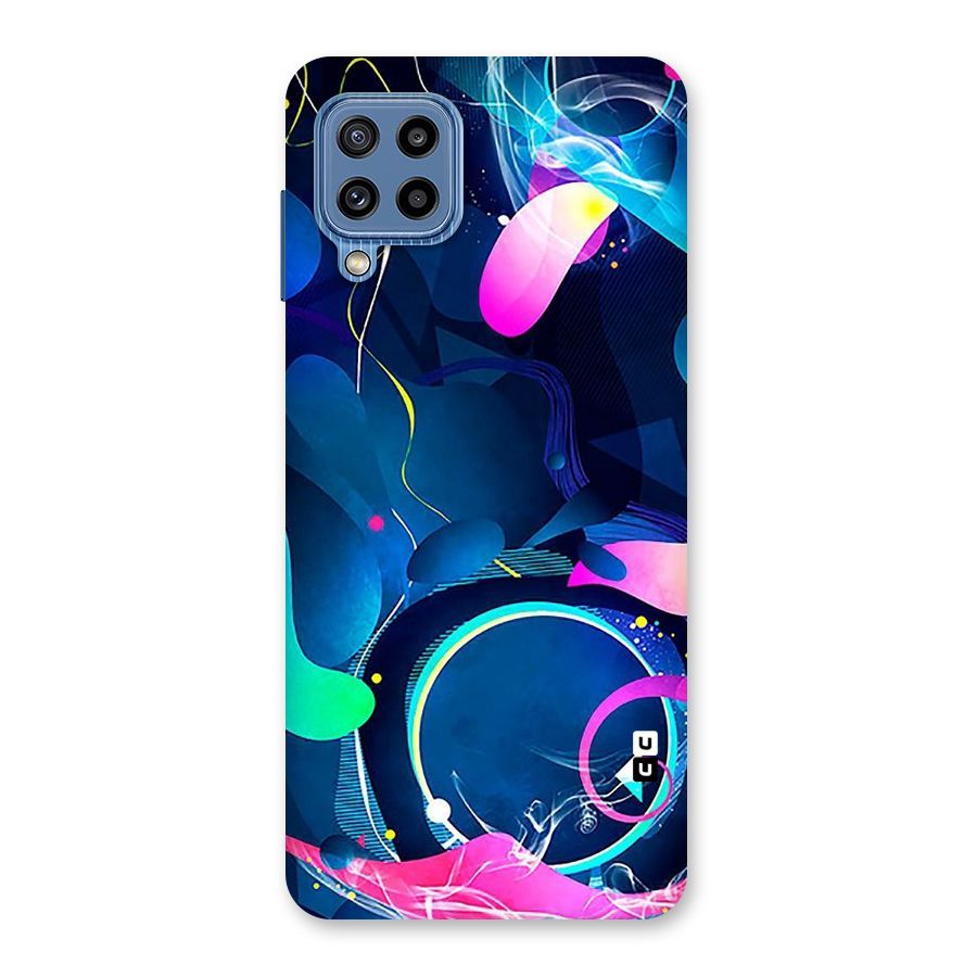Blue Circle Flow Back Case for Galaxy M32