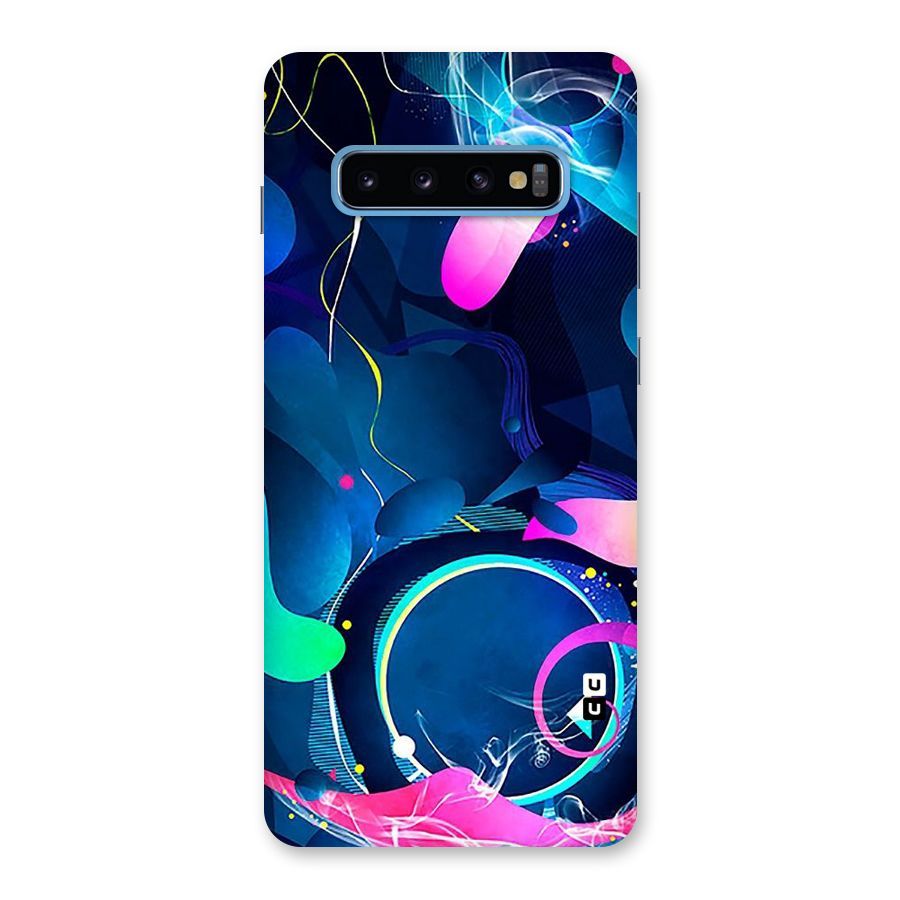 Blue Circle Flow Back Case for Galaxy S10 Plus