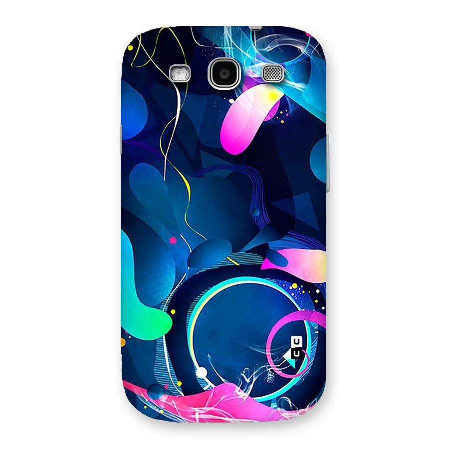 Blue Circle Flow Back Case for Galaxy S3