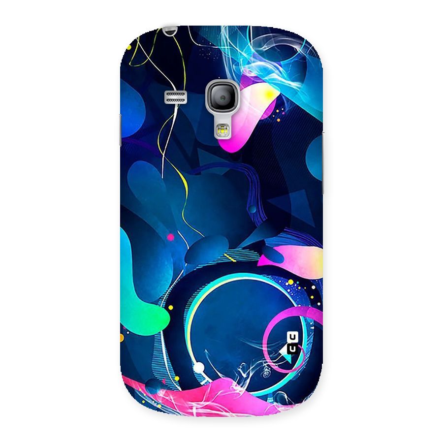 Blue Circle Flow Back Case for Galaxy S3 Mini